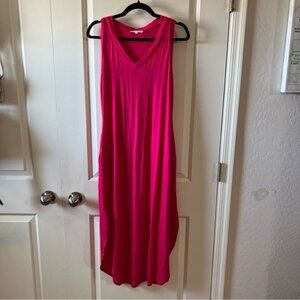 NWOT Barbie Pink Maxi Dress